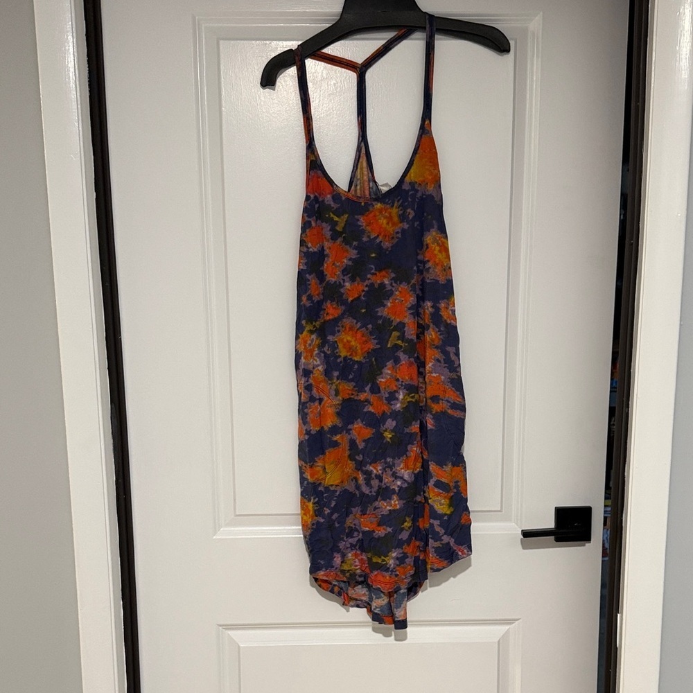 VENUS Multicolor Tie-Dye Mini Dress